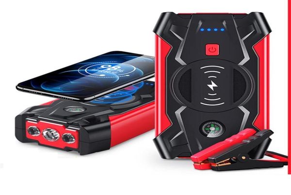 39800MAH Auto Jump Starter Power Bank tragbarer Auto Batterie Booster Ladegerät 12V Startgerät Auto Notfall -Startleuchten29634324284