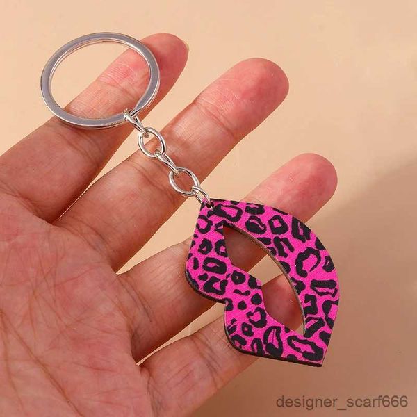 Keychains Bedanyards Charms de lábios fofos Keychains para carros Chave de lembrança Presentes para homens Bola de bolsa de bolsa pendurada Keyrings Acessórios DIY