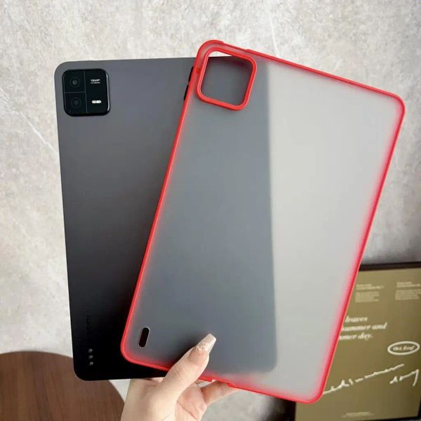 Caixa de comprimido transparente à prova de choque para Xiaomi Pad 6 5 Pro 11 polegadas PC+TPU Tampa traseira dura para Redmi Pad Se mi Pad 5 6 11,0 