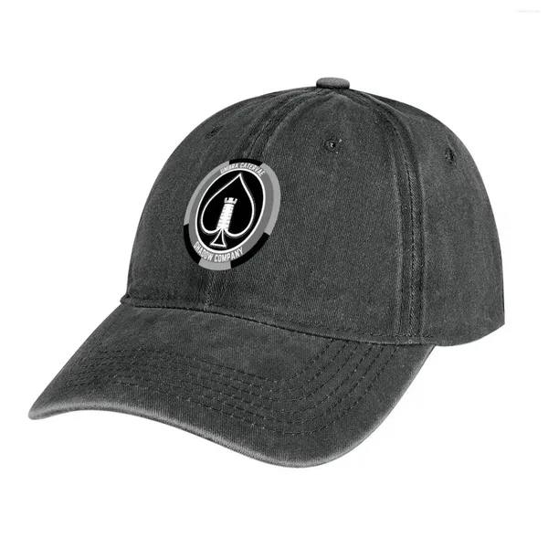 Berets Shadow Company Emblem Cowboy Hat Fluffuy Golf Man