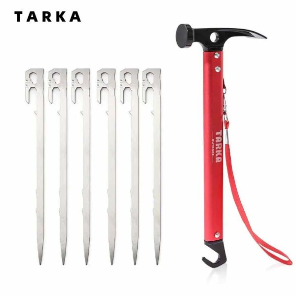 Abrigos Tarka Camping Hammer e barraca Pin Pin