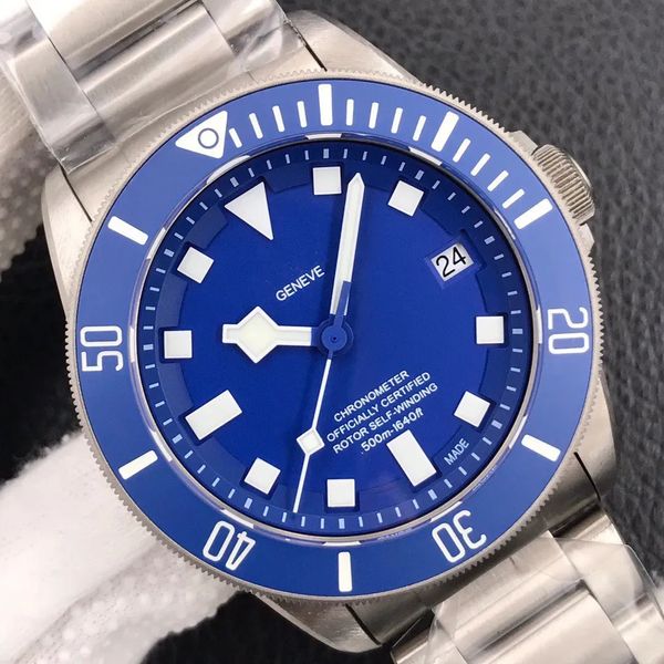 Homens 42mm pelagos aaa 3a de qualidade masculina relógio de relógio de relógio de gestão m25600tb relógio de bronze série de bronze geneve mecânica luminosa 954