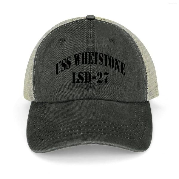 Boinas USS Whetstone (-27) Store's Store's Cowboy Hat Hat Anime Golf Cap Women's Women's