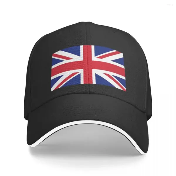 Boinas patrióticas união britânica Jack Jack Flag beisebol Caps Snapback Fashion Hats Breathable Unissex Polycromatic personalizável