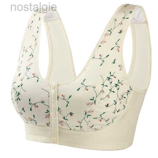 La maternità intimata la biancheria da fuoco davanti alla moda donne comode cotone brasieres brasieres di tipo di mezza età Bras Bras Bralette D5QA D5QA D240426