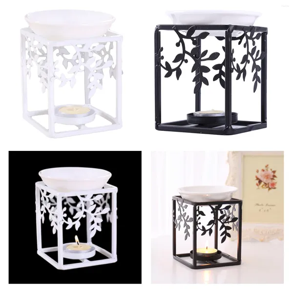 Titulares de velas 1 peça chinês chinês antigo estilo derretia de óleo mais quente queimador de óleo Home Fragrância Tealight