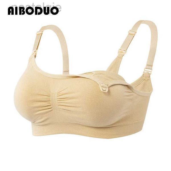 TW0H Maternità Intima donne in gravidanza reggiseno che allatta un sottile gravidanza senza cerchi di grandi dimensioni Mother Nursing Bra reggiseno D240426