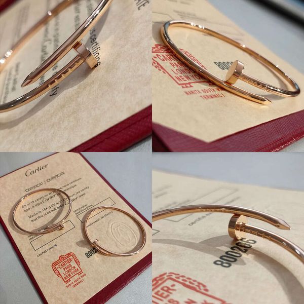 Тонкий браслет для эластичных гвоздей 2024 для мужчин и женских дизайнеров Pure Sier Top Top V-образный золотой, легкий высококачественный бриллиантовый браслет 5 Q5 Оригинальное качество