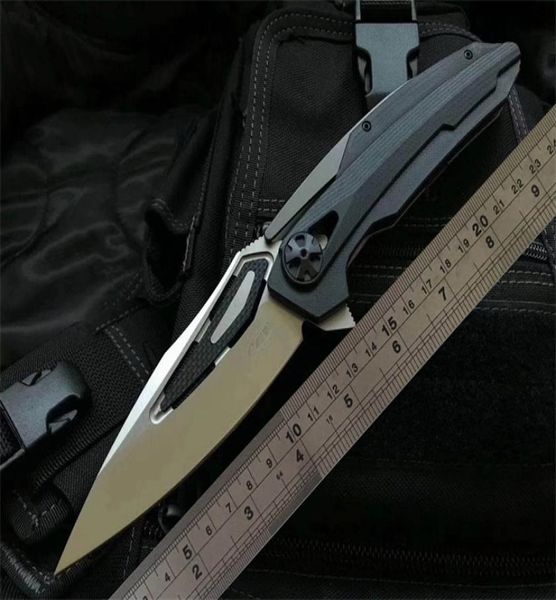 Facas dobráveis ZT 0999 ZT0999 ZT09999CF Rolução de bola de alta qualidade G10 Handel