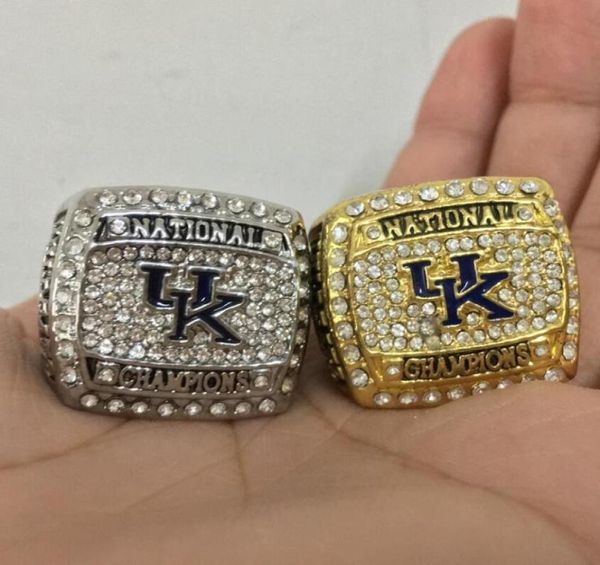 2012 Universität von Kentucky Wildcats National Ring Set Souvenir Fan Männer Geschenk Ganzer Tropfen 2973584