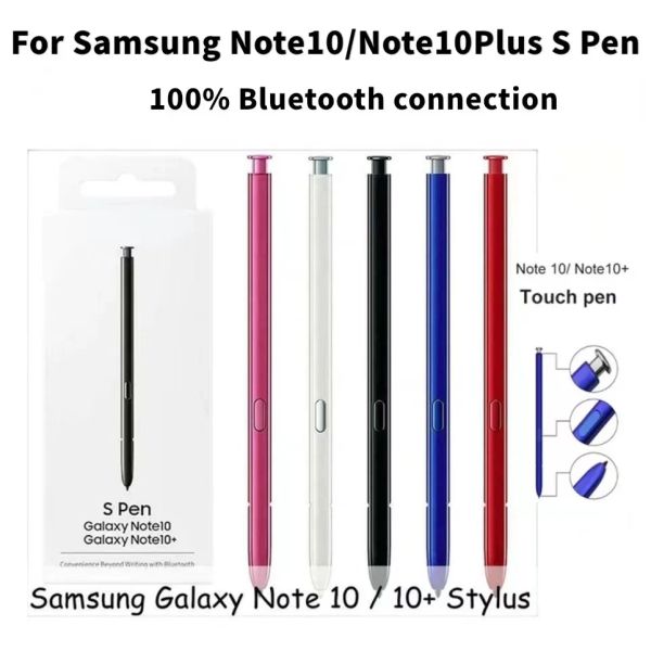 STYLUS Original New Touch Pen Stylus S Pen para Samsung Galaxy Note 10 N970 Nota 10 + Plus N975 com função Bluetooth