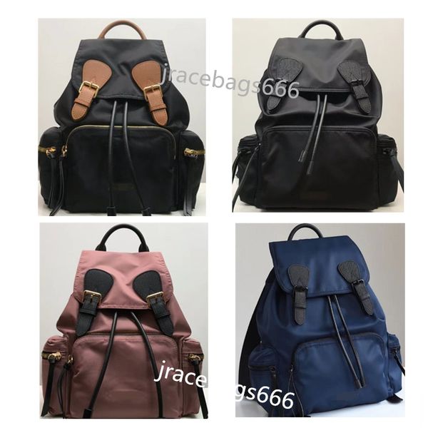 Designerin großer Frauen -Rucksack Rucksack wasserdichte Nylon -Stoff Travel Computer Business Rucksack Kette Freizeitbucht Rucksack Schulbuchtbucht