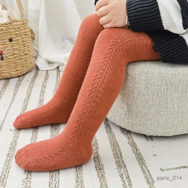 Kinder Socken 0-8 Jahre Baby Strumpfhose Frühlings Sommer Baumwolle weich gestrickte atmungsaktive Neugeborene Kleinkind enge Jungen Mädchen Strumpfhosen Kinderkleidung Kleidung