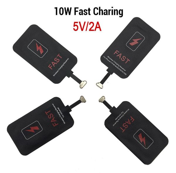 5v2a 10W Qi Schneller Ladegerätempfänger iPhone Xiaomi Samsung Huawei Wireless Ladeadaptermatte für Andriod Typ C8528107