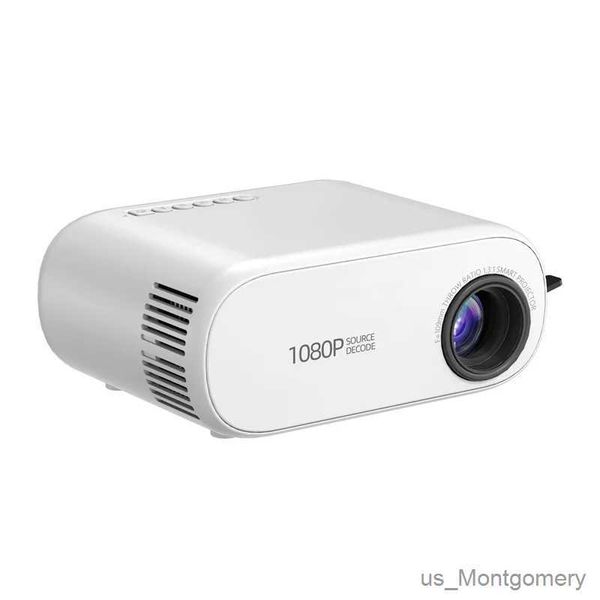 Projetores Q10H 1080P LED Projector 120 Lumens Support Wi-Fi Bt Mesma tela com Miracast Várias portas internas do alto-falante home theater