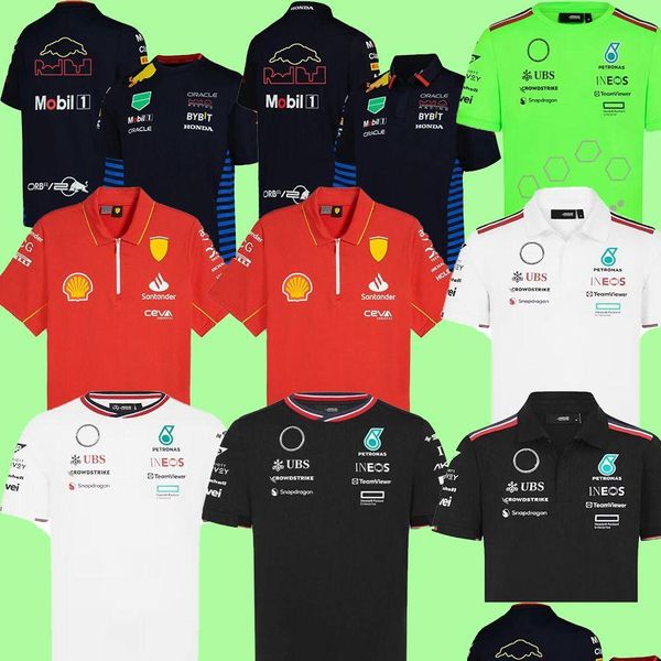 Herren-T-Shirts 2024 Forma 1 F1 Rennsets er Amg Petronas Fernando Alonso Einrichten T-Shirt Casual Atmable Summer Car Motorsport Fera Otio4