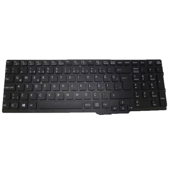 Laptop-Tastatur für Sony VAIO SVS15 Serie 9Z.N6CBF.60T 149066011TR 55012FVN2G0-035-G TURKISH TR SCHWARZ NEU