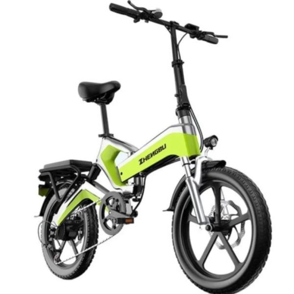 Bicicleta dobrável potável 20 polegadas Virável Lítio de lítio Micha -moto de bicicleta elétrica Motorized