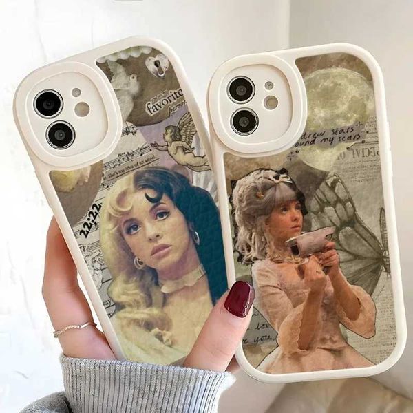 Case di telefonia cellulare Girl Singer Melanie Martinez Telefono Custodia per iPhone 15 14 13 12 Pro Max 11 Mini XR XS 7 8 Puls Copertura in silicone in pelle di agnello J240426