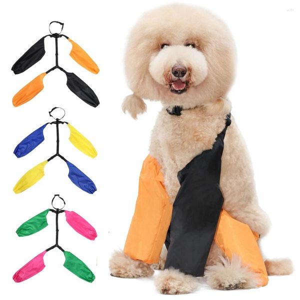 Abbigliamento per cani Legging impermeabile Pantaloni protettori per gamba regolabili per barboncini per capelli lunghi cani sporco a prova di acqua Prevenire la pipì