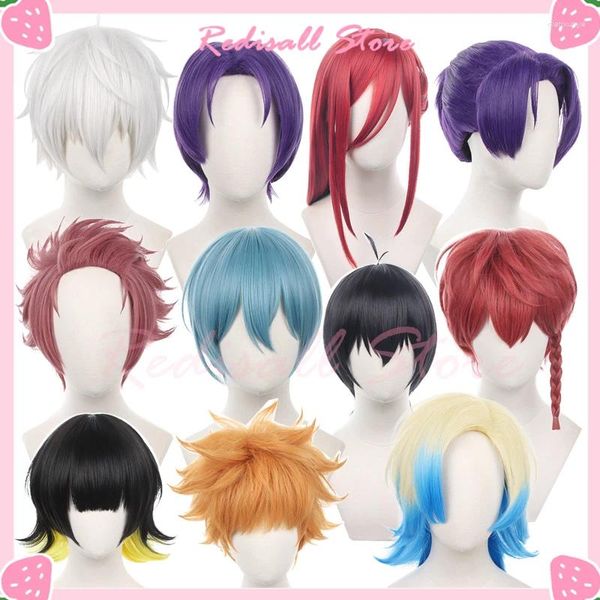 FESTIMENTOS DE PARTEM COSPLAY WIG MEGURU BACHIRA HYOMA CHIGIRI Yoichi Isagi Rensuke Kunigami Rin Itoshi Sae Reo Mikage Seishiro Nagi Hair