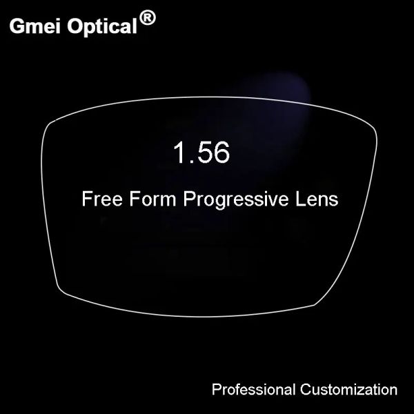 Boote 1.56 Digitale freie Form progressiver Noline Multifokal Rezept Customized Optical Linsen mit Antireflexion Beschichtung 2 PCs