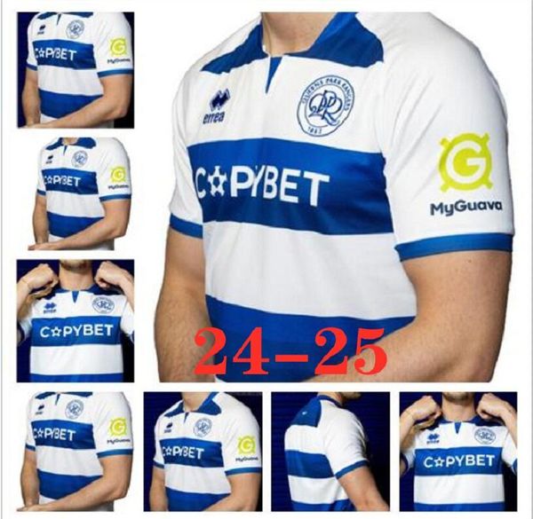 QPR Queens Park Rangers Futbol Formaları Evde 2023 24 Bobby Zamora Futbol Gömlekleri L.Dykes T.Roberts C.Willock A.Adomah M.Bonne Erkek Çocuklar Futbol Gömlek Kiti Kısa Takımlar