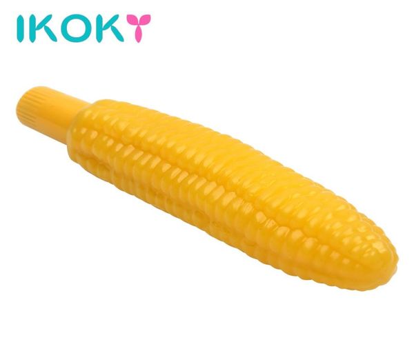 IKOKY Silicone Corn Vibrator Sex Toys for Woman GSPOT Estimulação Massageador Produto Adulto Erótico Dildo Real Vibração Forte Q17076737261