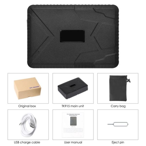 Electronics R2LB GPS Tracker Otomobil Motosiklet Su Geçirmez Loctor Bulucu Güçlü Manyetik 10000 MAH120 Günlük Bekleme TK915