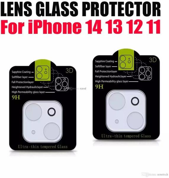 Film della fotocamera Temperata Glass Schermo Protector Full Cover per iPhone 14 13 12 11 Pro Max Samsung S20 Ultra fotocamera Lens senza vendita al dettaglio6074156