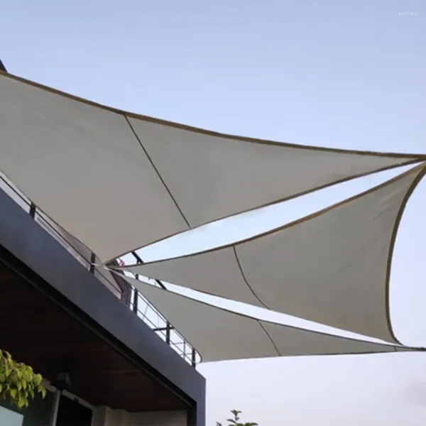 Tendas e abrigos Sun Shade Sail Triangle Triângulo Água à prova d'água UV à prova de UV Oxford Cloth Garden Patio Sand Block UV Canopy Tolding Outdoor