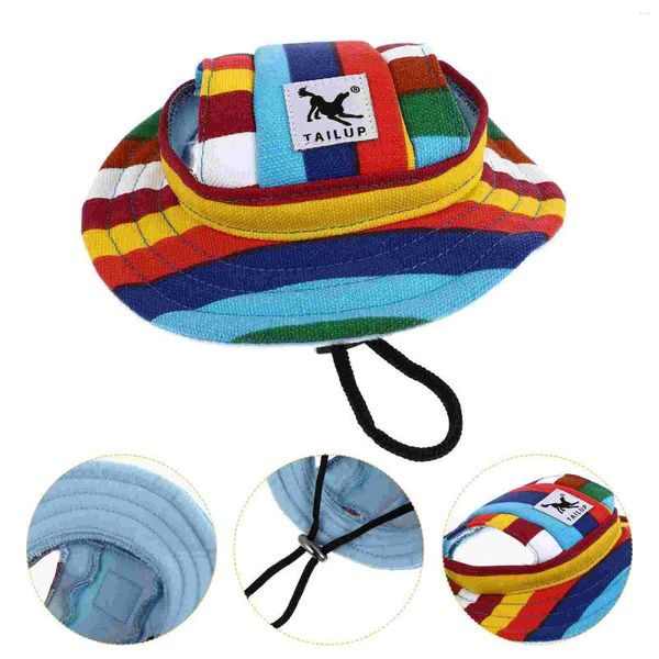 Hundekleidung mexikanischer Hut große Hüte Ohrlöcher Outdoor Baseball Sommer kleine Hunde Maske