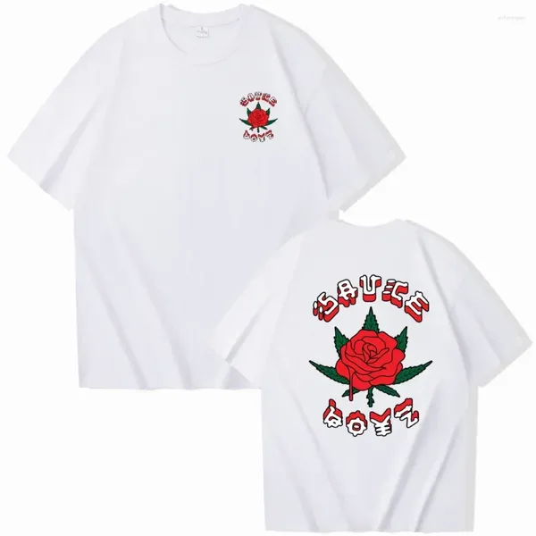 Ternos masculinos A1322 World Tour 2024 T-shirt impresso Harajuku Fãs Especiais Presente Graphic Tee Tshirts Tops homens homens Camisetas