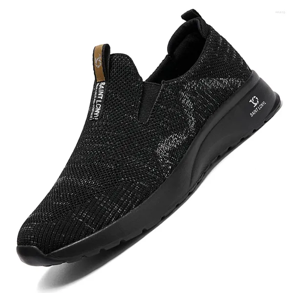 Повседневная обувь Tenis Masculino Sneakers Мужчины комфортно ходить сетчатой сетчатой дышащие милые сапатильи.