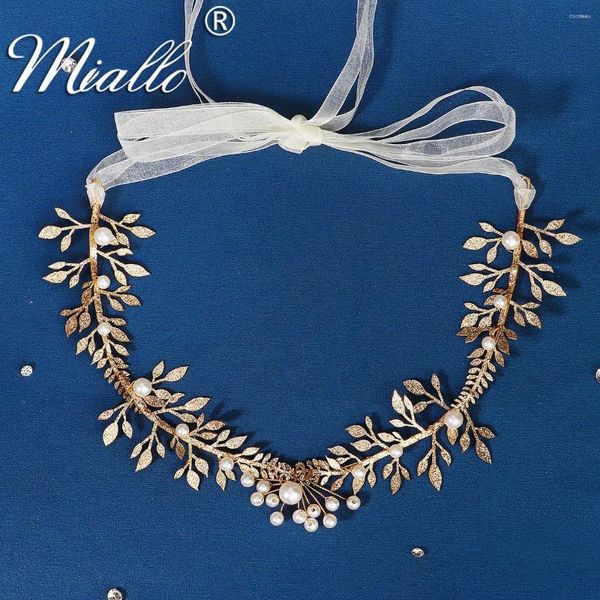 Clip per capelli fatti a mano Canda perle perle per donne Accessori per matrimoni nuziali Prom Hieldbands Party Bride Helion Regalo