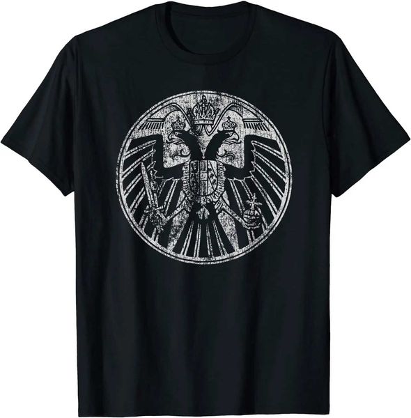 T-shirt maschile Emblema prussiano Emblema tedesco Sacro Romano Romano T-shirt 100% Cotton O-Neck Summer T-shirt Casual Short Short Dimensioni S-3XL J240426