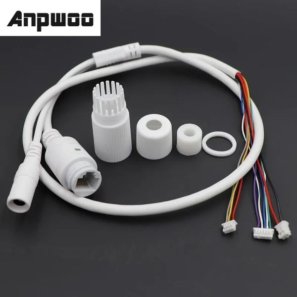 CCTV POE IP -сеть -камера модуль PCB Video Power Power Cable 60 см. Женский разъем RJ45 с Terminlas