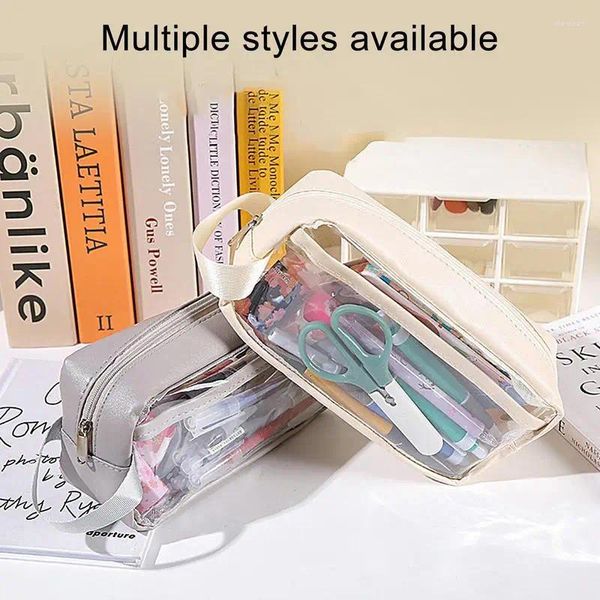 Сумки для хранения прозрачная сумка для карандаша мешочек для маленькой игрушки с большими коробками для подачи кабелей.
