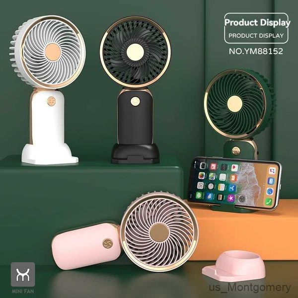 Fãs elétricos novos fãs simples de mini com doca xuanjin handheld carregamento USB Máquina portátil Mini Small Fan Fan