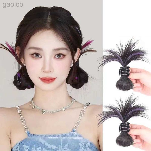 Clip per capelli Barrettes Sweet Metal Butterfly Clip Clip Atmosche per piume a metà Fettlecock Chiep Clip Hot Girl Girl Clip Accessori per parrucche per capelli 240426