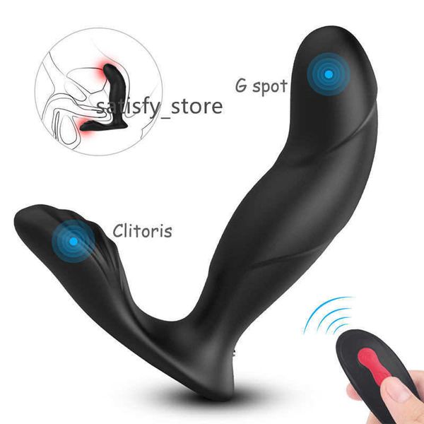 Männliche Prostata -Massagebiager Vibrator 9 Geschwindigkeit Motor Vibrator Sexspielzeug für Frauen Masturbator Analspielzeug für Erwachsene schwule Männer Sexspielzeug