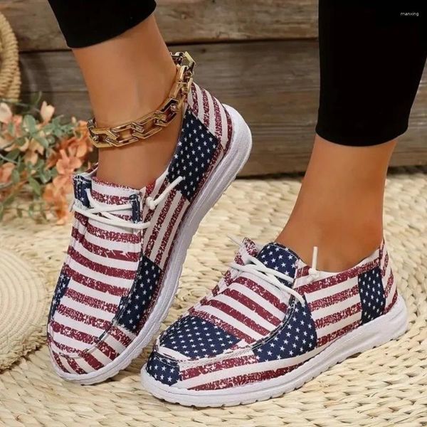 Freizeitschuhe 2024 Flat Heel Schnürfeine Frauenflüge fliegend gewebte Turnschuhe Schnüre-up-Plattform Leichtes Mesh Low Top Running