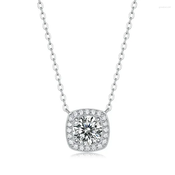 Catene na classiche a quattro artigli vvs coissanite cokers collana non appallo