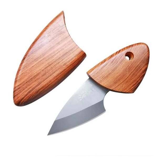 Piccolo grasso di delfino per coltello per coltello portatile coltello portatile tasca rossa tasca da tasca da tè coltellino da coltello da frutta edc esterno