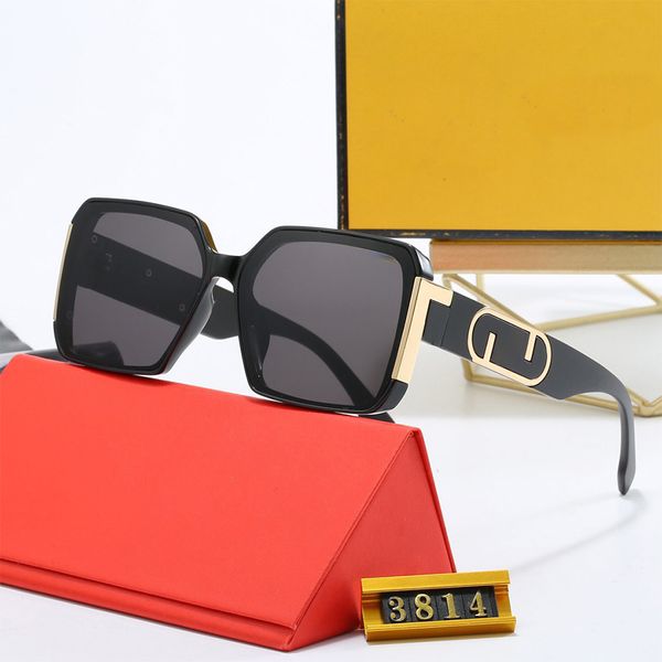 Damendesigner Sonnenbrille Stylische Sonnenbrille für Frauenquadratlinsen Sonnenbrille Polarisierte Brille Adumbral Driving Brille 6 Farben Optional