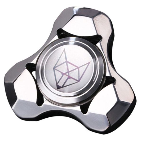 Paslanmaz çelik el spinner fidget sessiz yatak çinko alaşım metal top sessiz EDC oyuncaklar parmak gyro stres çocuk Noel Hediye 22241b