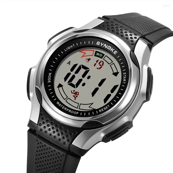 Armbanduhr Student Sport Fashion Ultra dünn quadratische wasserdichte elektronische Uhr