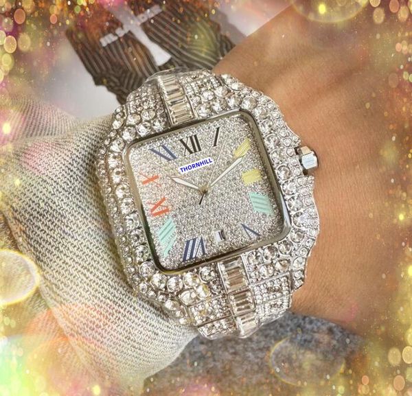 Iced Out Hip Hop Diamonds Full Dial Ring Relva