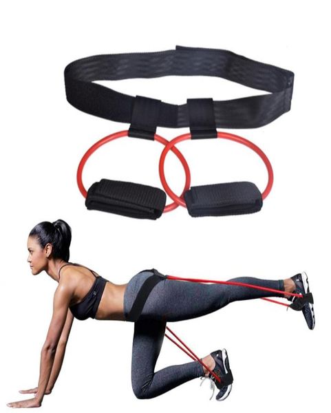 Bandy Band Set Resistance Bands Bandy Booty Fitness Workout Legs e Bumuscles Treinando com cintura ajustável Cinturão 3125925