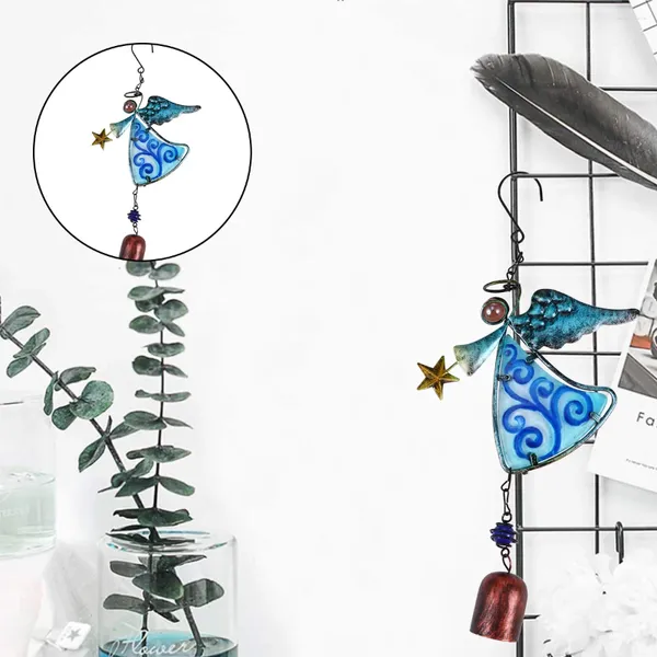 Dekorative Figuren Chime Metall Chimes Röhren Weihnachtsdekorationen Glasanhänger Ornament Dekorieren